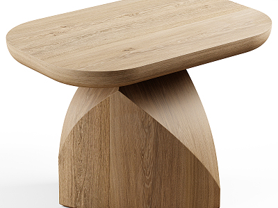 Modern Stool Low Stool 3d model