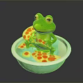 Frog Poison Frog Game Frog Reptile Cold Blooded Animal Reptile 3d model