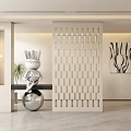 Entrance aisle partition 3d model