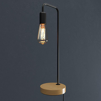 Industrial LOFT Table Lamp 3d model