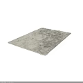 White Square Rugs Soft Plush Texture For Modern Living Room Decor