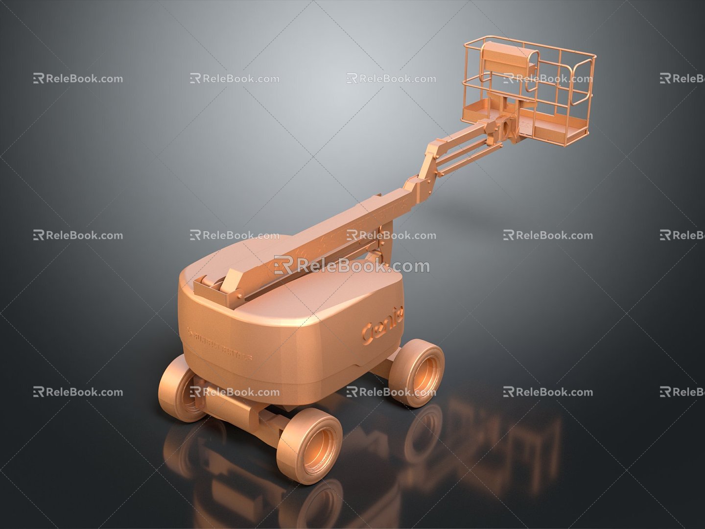 Modern loading and unloading truck lifting truck lifting truck 3d model