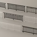 Modern Railings In Black And White With Various Design Styles Displayed