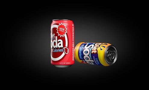 Soda Drinks 3d model