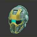 Sci-Fi Helmet Alien Helmet High Tech Helmet Game Helmet Helmet Helmet 3d model
