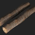 Natural Stone Wood Logs With Rustic Textured Surface And Organic Design