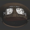 Modern Military Hat Officer Hat 3d model