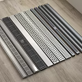 Stainless Steel Floor Drains With Various Grate Patterns For Home Bathrooms