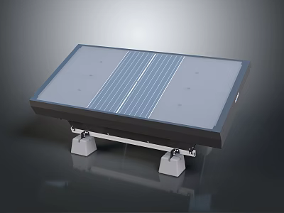 High Efficiency Solar Panel System For Household Daily Electricity Supply With Stable Base 3d model