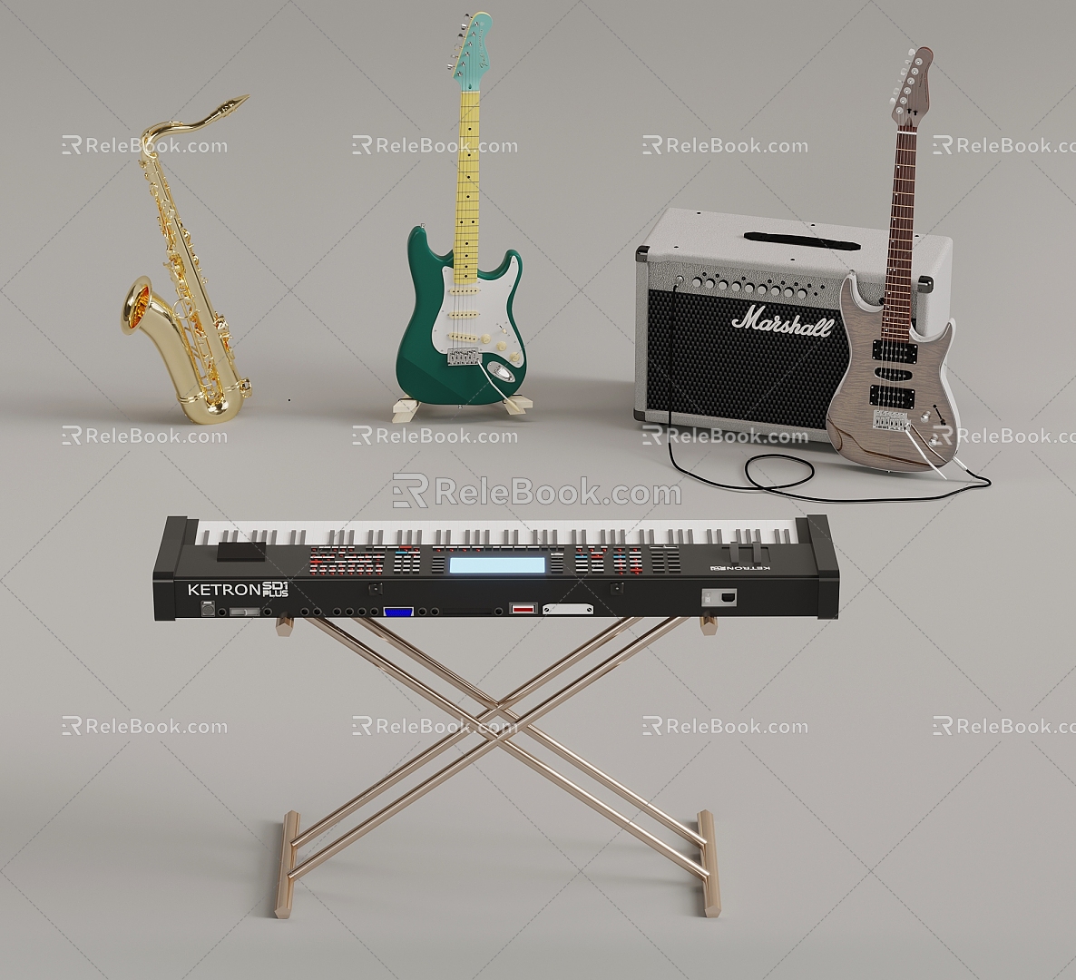 Modern Musical Instrument Electronic Piano Guitar Electric Guitar model