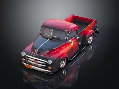 Hyundai Pickup Dodge Truck Dodge Pickup Light Truck 3d model