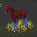 Red Horse With Black Mane Standing On Green Grass Field With White Hooves