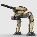 LEGO toy building blocks war machine robot fighting machine 3d model