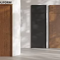 POLIFORM Modern Hinged Doors Featuring Wooden And Black Finishes For Interior Design