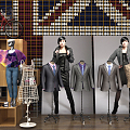 Modern Model Clothing Store Figure Model 3d model