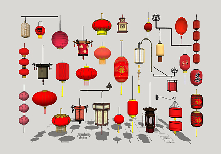 red lantern 3d model