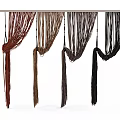Macramé Curtains with Tassel Design in Different Colors for Home Decor