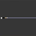 Purple Rod Component With Metal Connectors And Black Spring Design