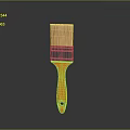 Essential Household Brush With Bright Orange Handle And Durable Bristles For Daily Cleaning