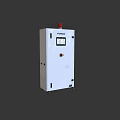 FONHOO Industrial Control Cabinet With Red Warning Light On Top Display Screen And Red Button