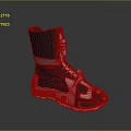 Modern High Top Lifestyle Boot With Dark Green Silver Copper Accents And White Sole