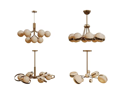 Modern Chandelier Art Chandelier Spherical Chandelier 3d model