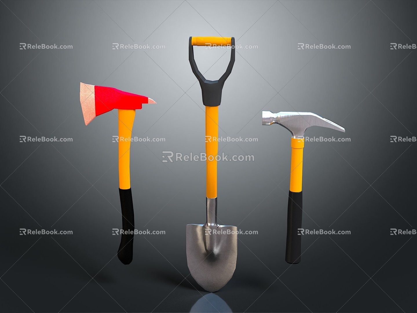 spade shovel shovel shovel shovel shovel shovel tool hardware tools processing tools 3d model