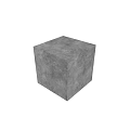 Gray Textured Concrete Wall as Structural Component in Interior Corner