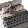 Double bed 3d model