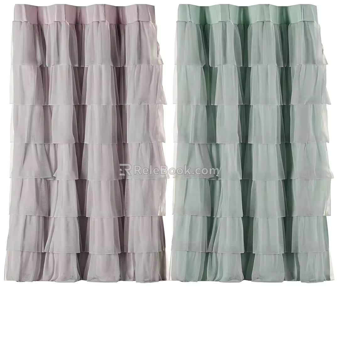 Art Curtain 3d model