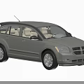 Gray SUV Car with Roof Rack Silver Wheels and Front Grille Design