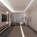 Modern Minimalist Living Dining Room With Neutral Tones Wooden Furniture And Natural Light