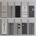 Modern refrigerator single door refrigerator double door refrigerator smart refrigerator embedded refrigerator 3d model