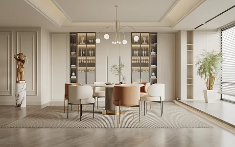 Modern Restaurant 3d model