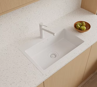 Modern dish washing basin sink 3d model
