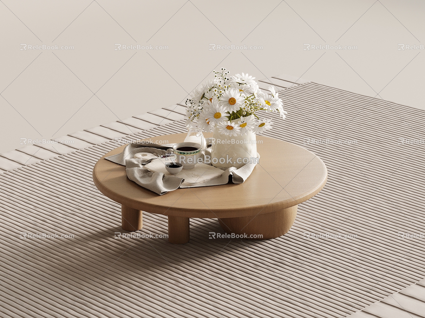 Quiet Wind Tea Table 3d model