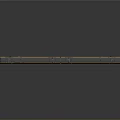 Modern Yellow And White Train Model With Multiple Carriages On Gray Background
