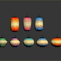 Colorful Decorative Lantern Furniture With Traditional Design And Various Bright Hues