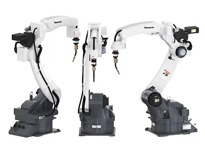 Advanced Panasonic Industrial Robotic Arms For Precision Manufacturing Automation Systems 3d model