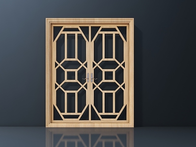 Chinese casement window carved hardware all kinds of carved all kinds of carved 3d model