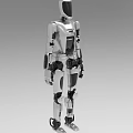 Industrial Humanoid Robot Equipment With Silver Body Mechanical Structure And Black Joint Components