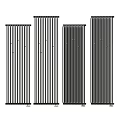 Soft Absorbent Cotton Towel Collection With Four Different Striped Designs And Colors