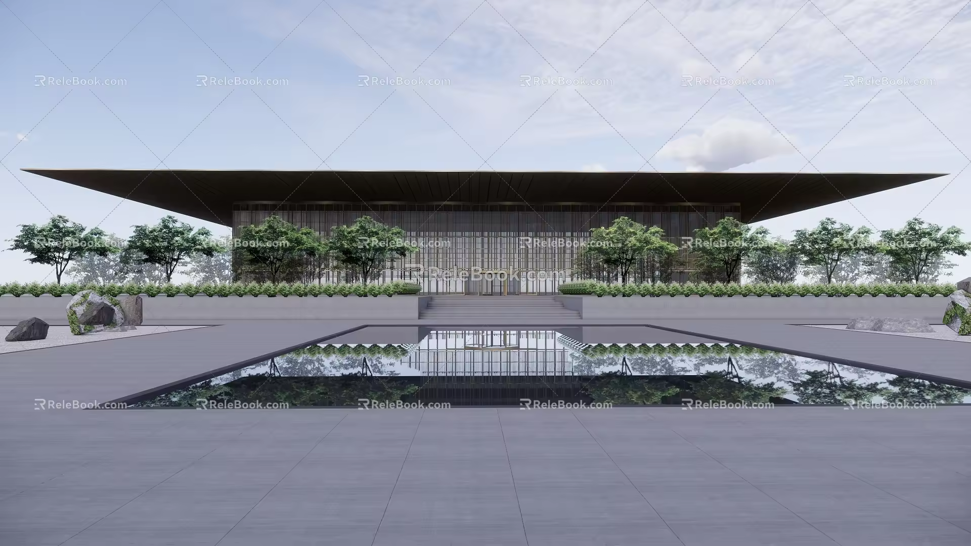 The New Library 3d model