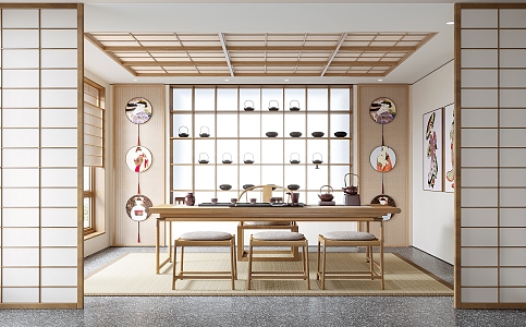 Japanese Tea Room 3d model