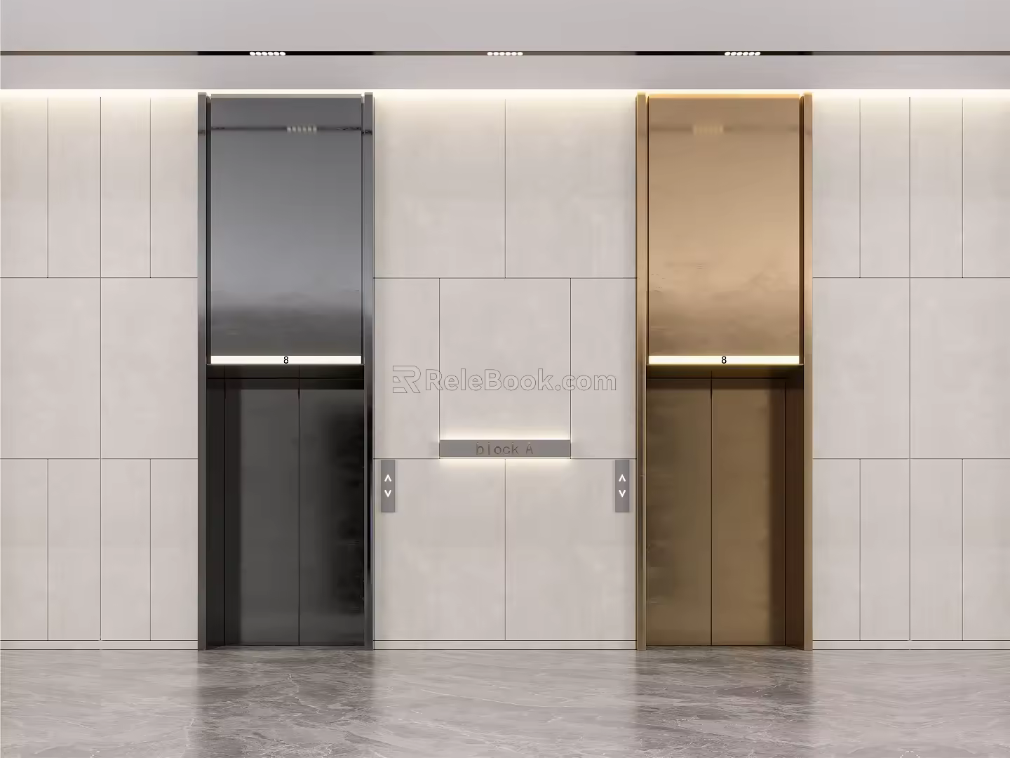 Modern Elevator 3d model