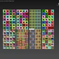 Hollow Cement Brick Partition Hollow Brick Partition Hollow Brick Partition 3d model