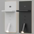 Modern Minimalist Wall Sconces in Black and White Stylish Indoor Lighting Fixtures