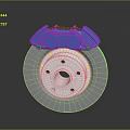 High Quality Automotive Brake Parts Blue Caliper And Silver Disc For Vehicle Performance