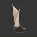 Modern Boat Sailing Boat Small Boat Fishing Boat Speedboat Single Boat Holiday Boat Single Boat 3d model