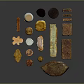 Assorted Delicious Food Variety Including Bread Cakes Cookies And Meat Items